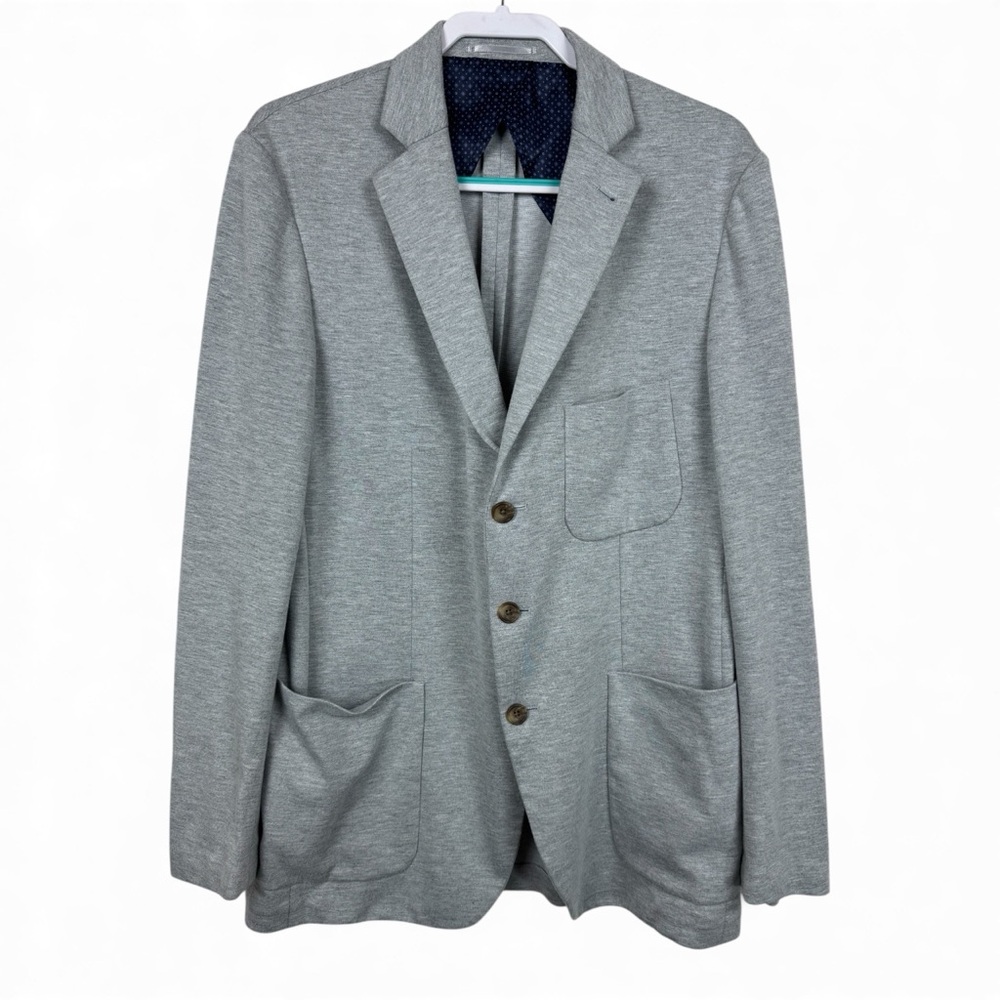 Alton Lane Mens Jersey Mid-Weight Sport Coat Blazer 44L